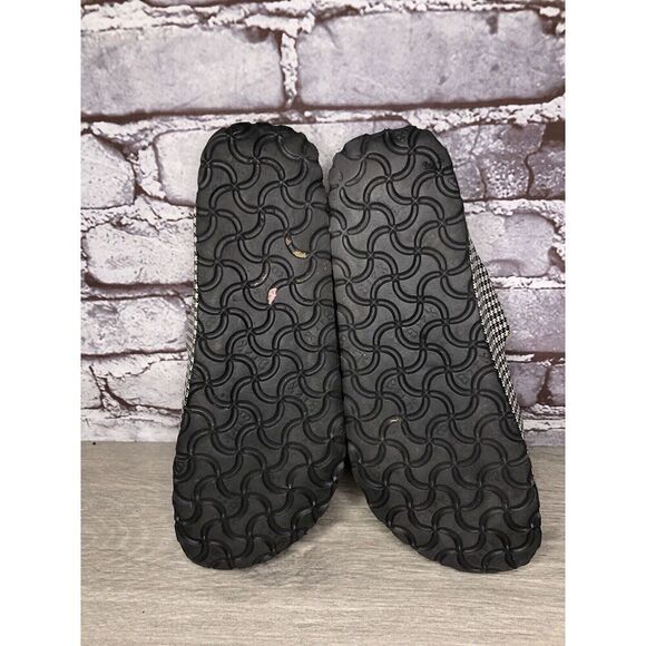 BIRKENSTOCK PAPILLIO Black White Leather Footbed Sandals Women’s Sz 38EU/7.5M US - Picture 7 of 16